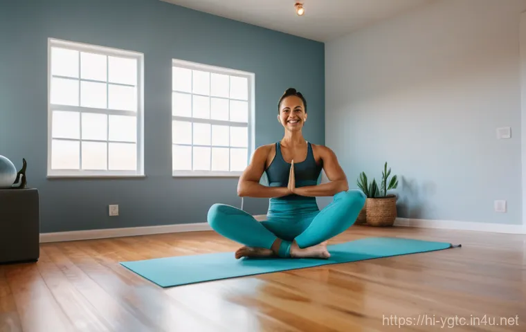 요가강사 실무에서 필요한 기술 - **"A serene and empathetic female yoga instructor, in her mid-30s, with a kind expression, gently of...